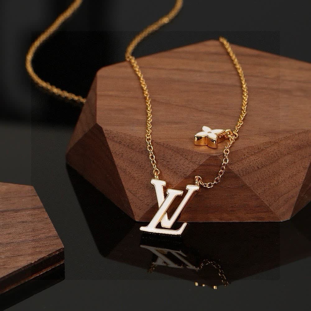Louis Vuitton Monogram LV Necklace